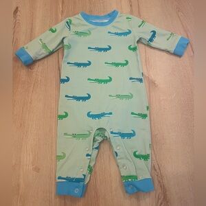 EUC Stitchy Fish Alligator Playsuit